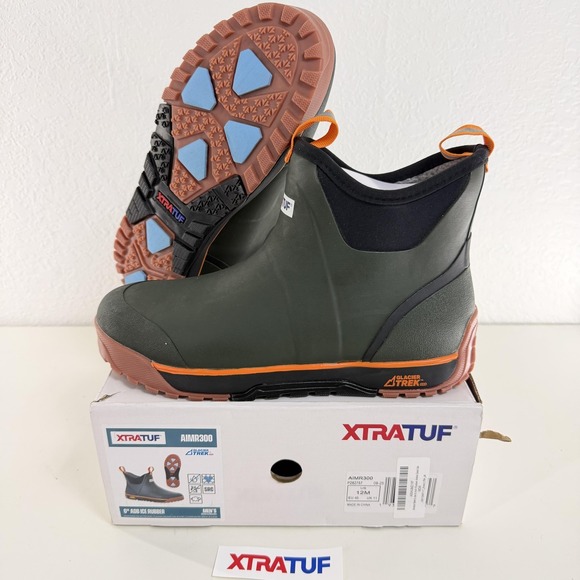 Xtratuf Other - Xtratuf AIMR300 Boots Mens 12 Olive 6" ADB Ice Fleece Lined Waterproof Ankle